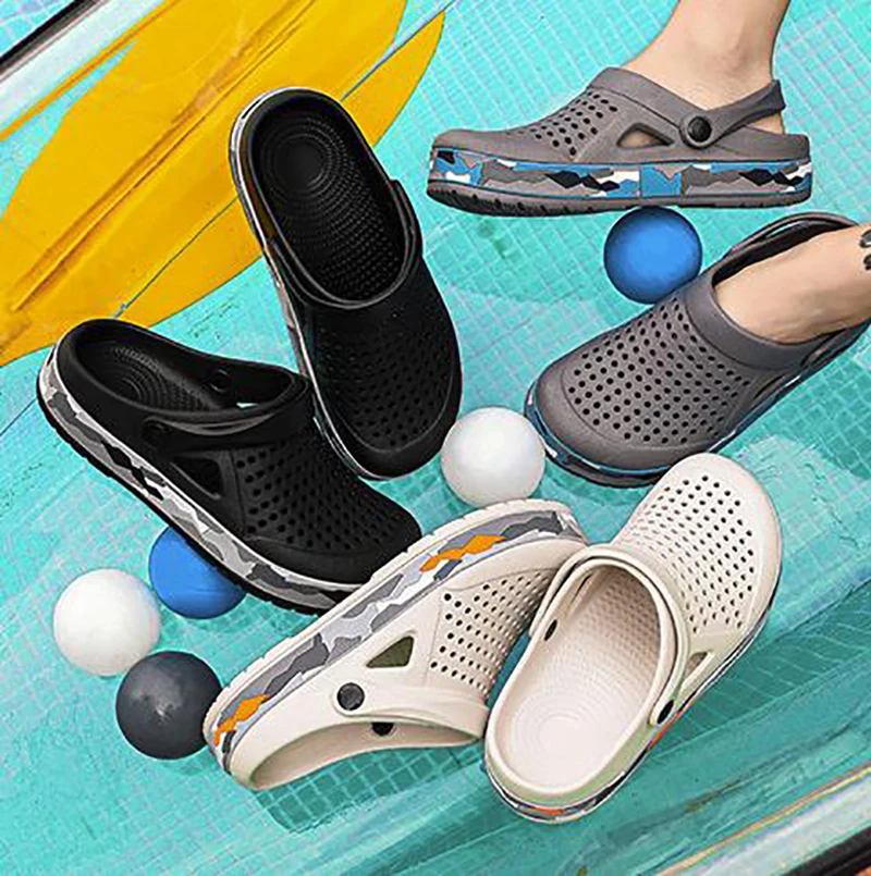 

Повседневные пляжные сандалии унисекс, брендовые легкие босоножки из ЭВА, Нескользящие, на платформе, для летнего сезона