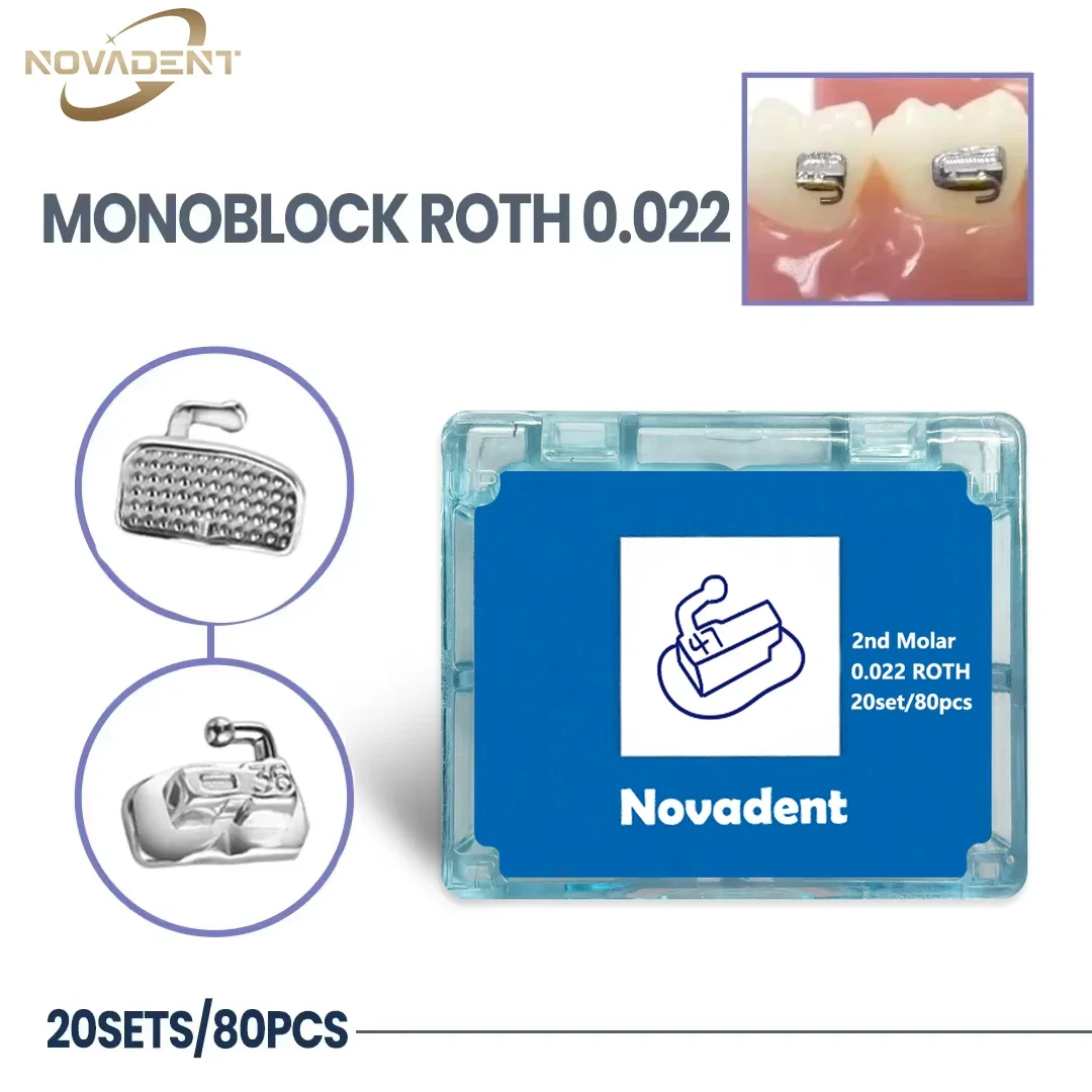 20 компл./80 шт. стоматологические ортодонтические буккальные трубки склеиваемые