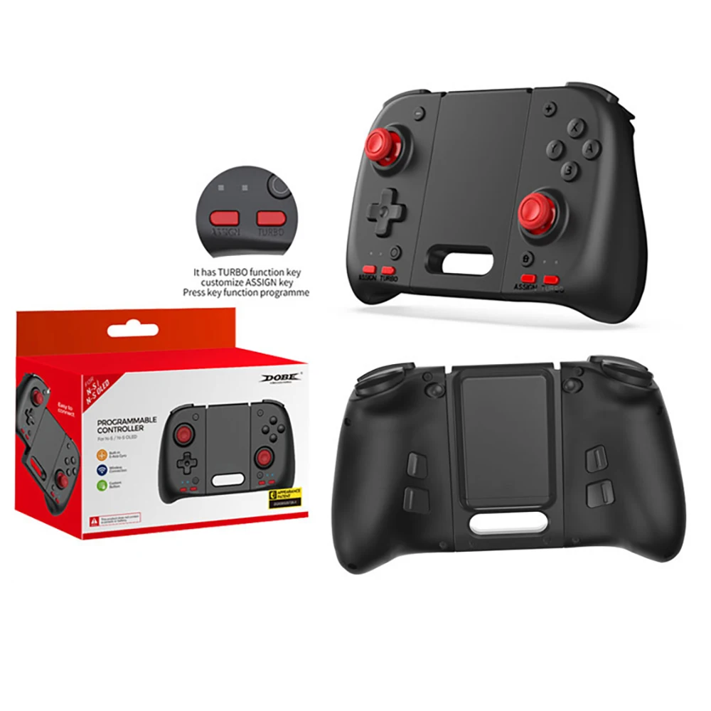 

Wireless Controller for Nintendo Switch OLED Programmable Joycon Wired Gamepad with Wake-up Turbo Motion Six-axis Accessories