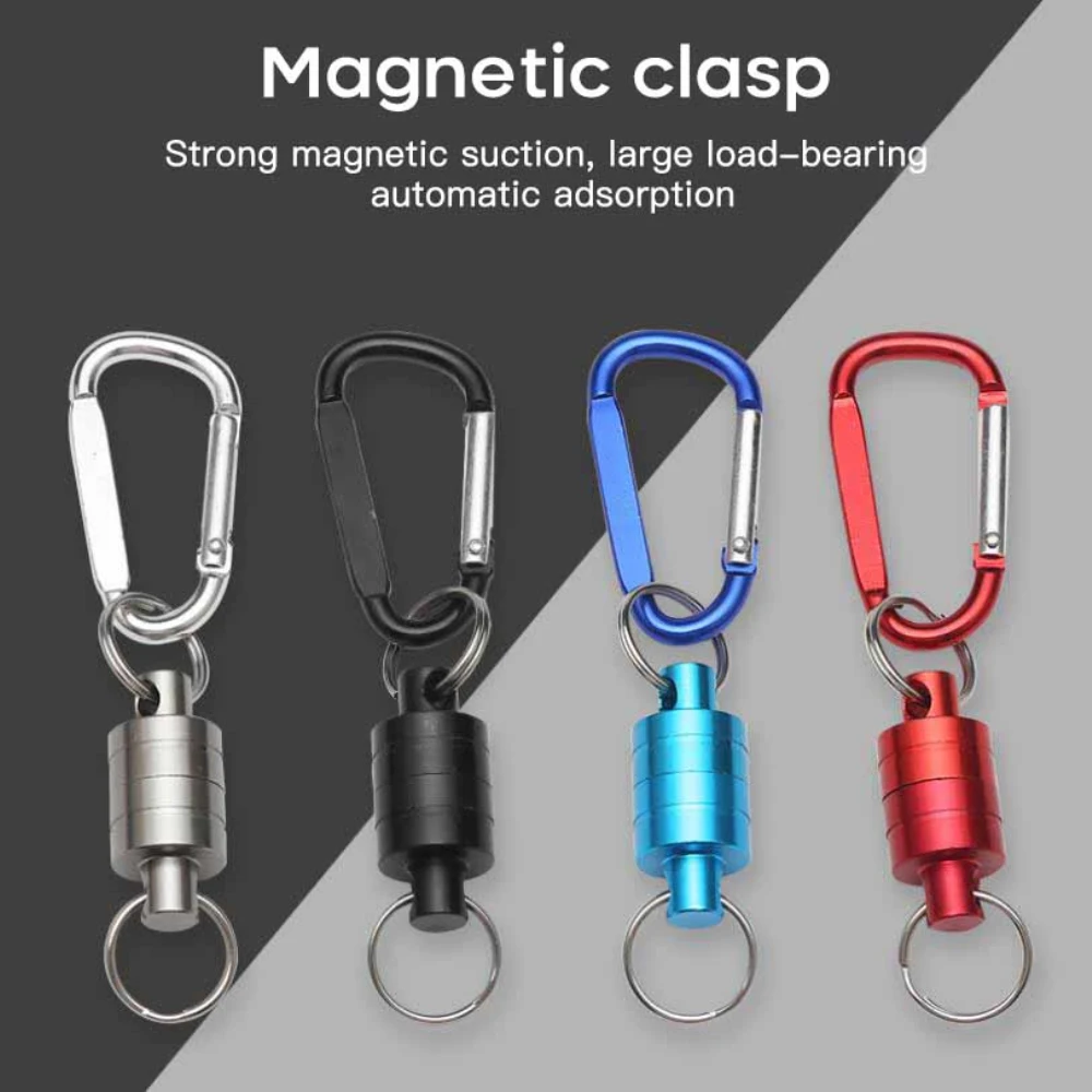 

Mountaineering Buckle Magnetic Clasps Magnetic KEY CHAIN Fishing Mountaineering Anti-loss Rope Carabiner Climbing Accessories