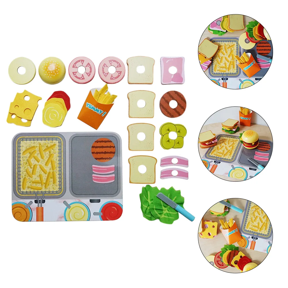 

1 set of Kids Simulated Food Food Making Plaything Parent-child Toys