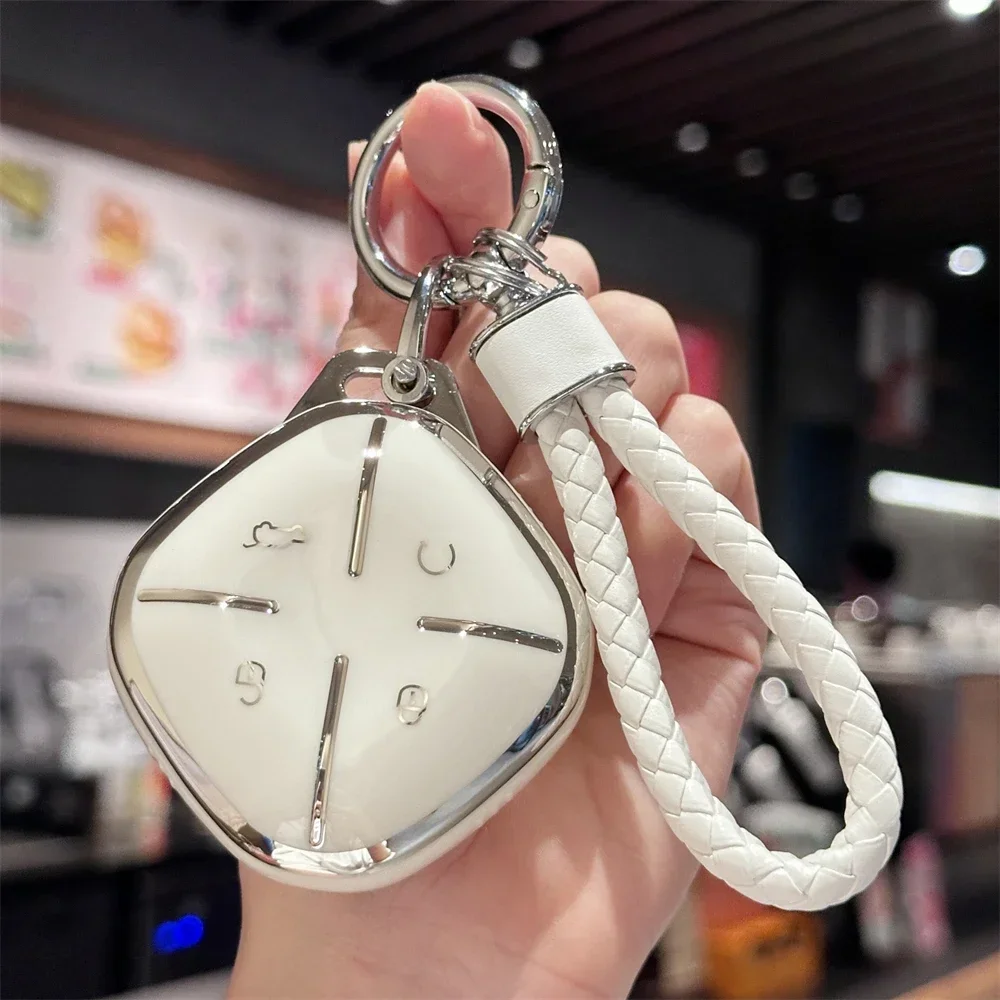 

Чехол для ключей с брелком для Chery для Jetour для Dashing X-1 Plus для DTC для IDM 2022 2023, чехол для автомобильного дистанционного ключа из ТПУ