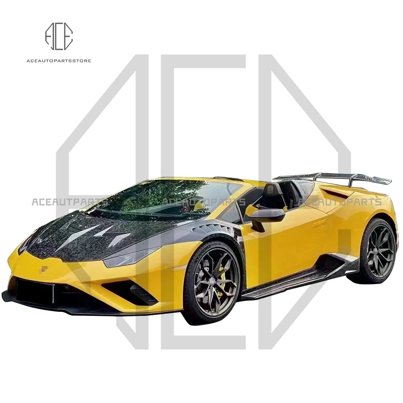 Передний капот из сухого углеродного волокна для Lamborghini Huracan передняя крышка