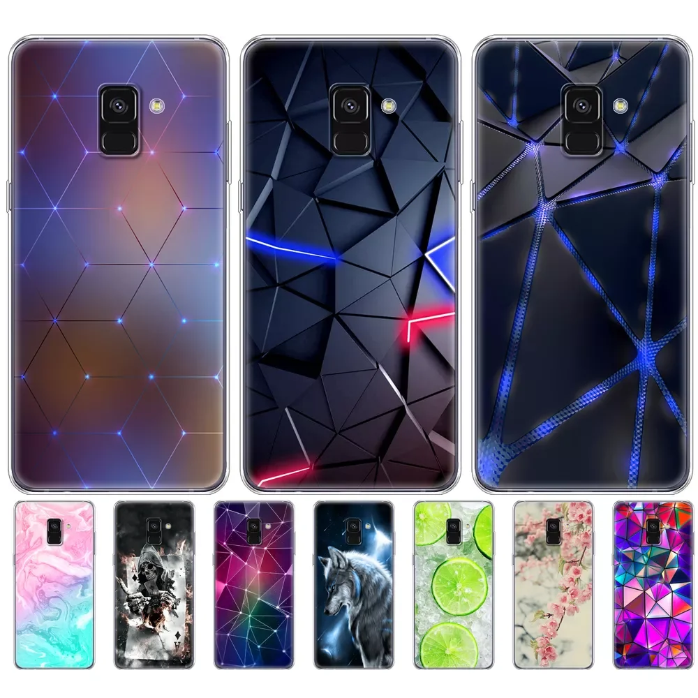 

For Samsung Galaxy A8 2018 A530 A530F Soft TPU Phone Cover For Samsung A8 Plus 2018 A730 A730F Clear bag