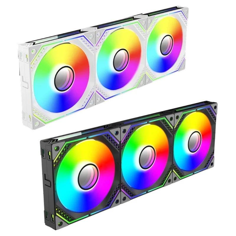 

3Pcs/Set 4Pin PWM Silent Fans Computer CPU Case Fan ARGB 3Pin Cooler Radidator