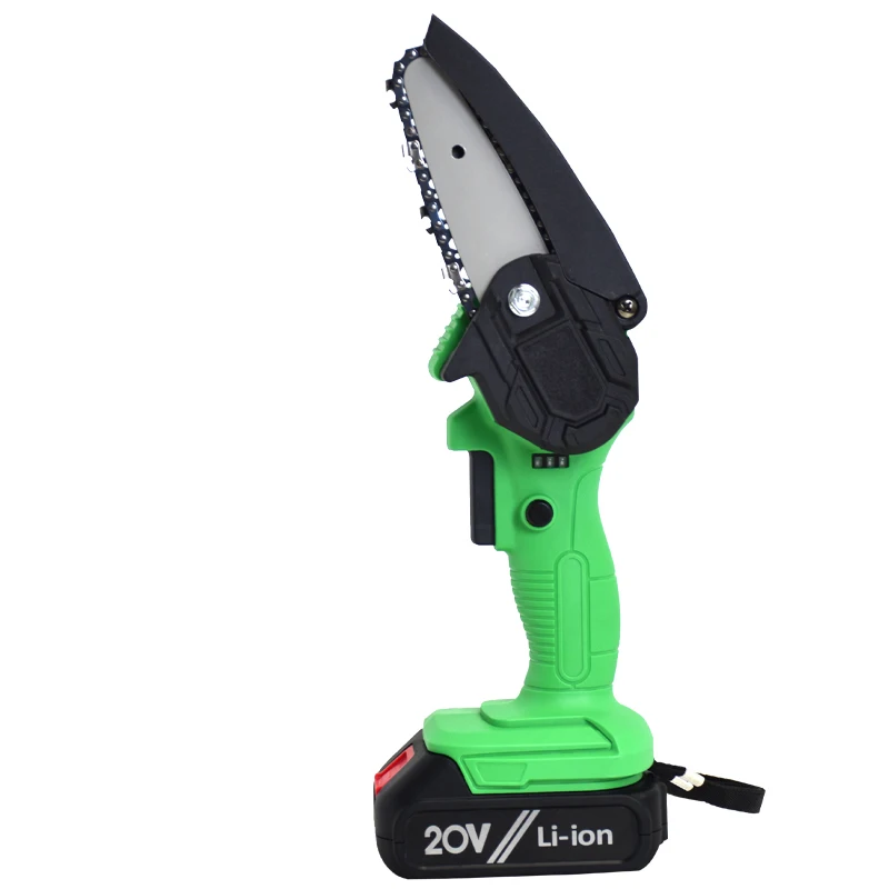 

Heipoe CS-100 Hot selling 20V Li-ion Battery 100mm/4in mini Cordless Chainsaw with one battery