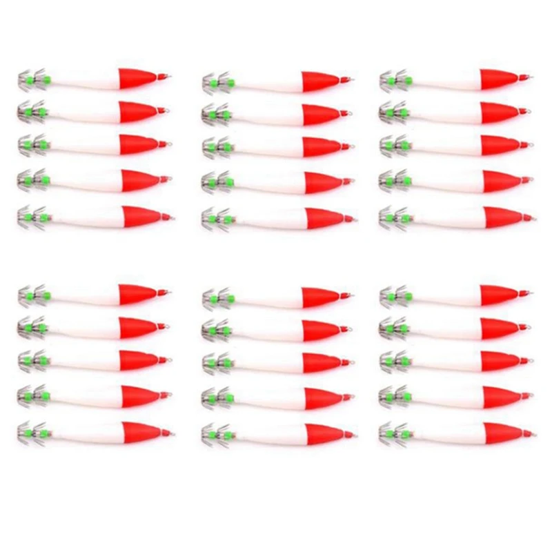 

30 шт., светящиеся приманки для рыбалки