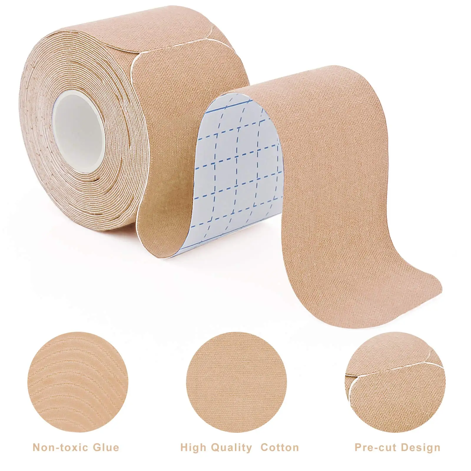 Нарезанная кинезиологическая лента Pro Sports (40 нарезанных полосок)