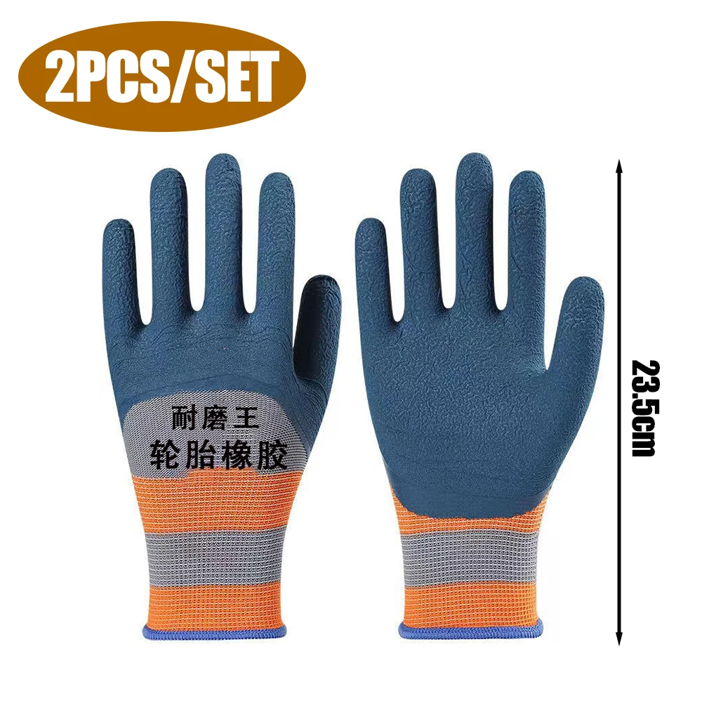 

3/1 пара резиновых перчаток для шин, износостойкие нескользящие рабочие перчатки, авторемонтная защита, защитные перчатки для труда