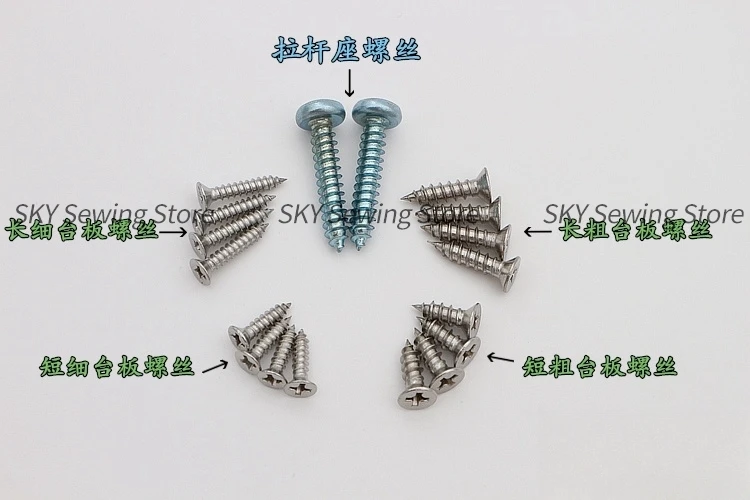 10 шт. винты для настольной пластины из нержавеющей стали крышки саморезы Tajima Barudan