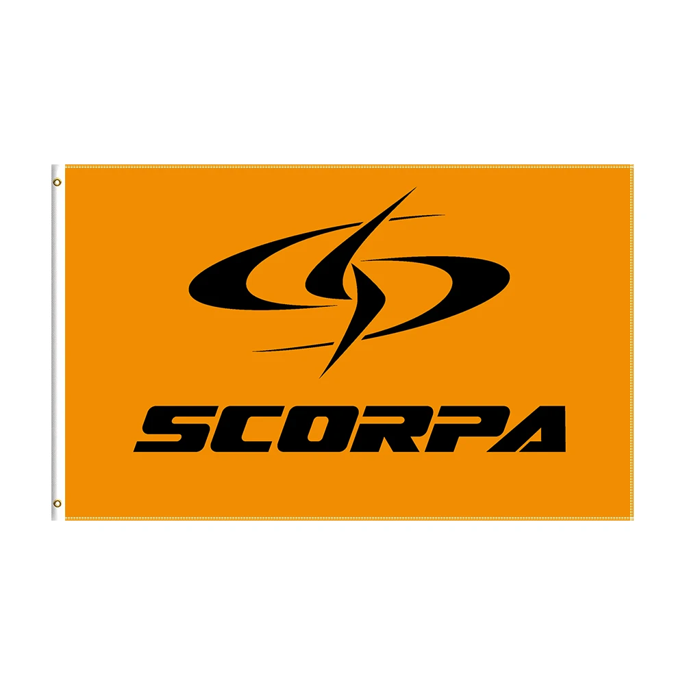 

3x5Ft Scorpas Flag Racing Motorcycle Printed Banner For Decor