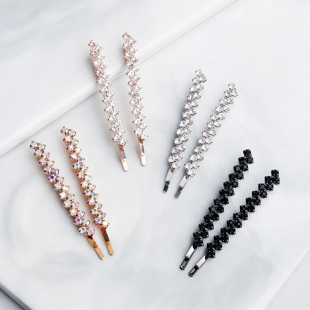 

Crystal Hairpin Fancy Accessories Women Drill Alloy Woman Styling Clips