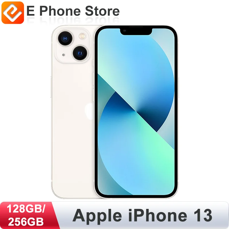 

Разблокированный телефон Apple iPhone 13, 128 ГБ/256 Гб ПЗУ, с диагональю экрана 6,1 дюйма, дисплей 2532x1170 OLED, камера 12 МП
