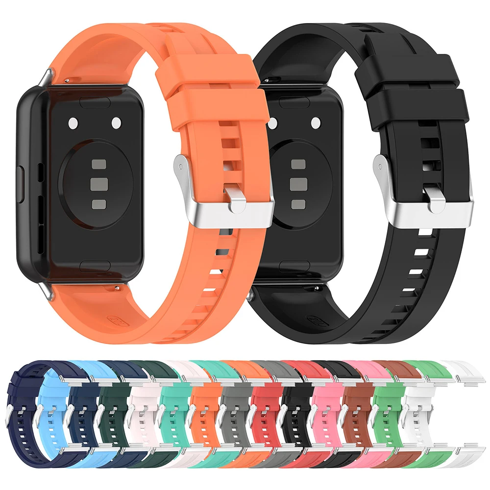 

Ремешок силиконовый для смарт-часов Huawei Watch Fit 2, сменный Браслет для часов Hauwei Huwei Watch Fit2