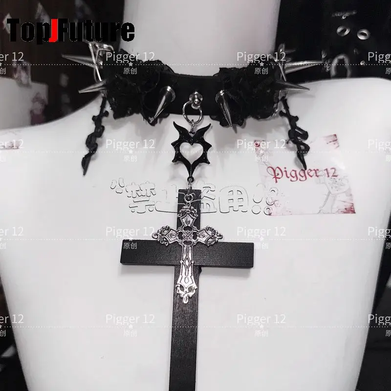 Женское металлическое ожерелье в стиле стимпанк Y2K