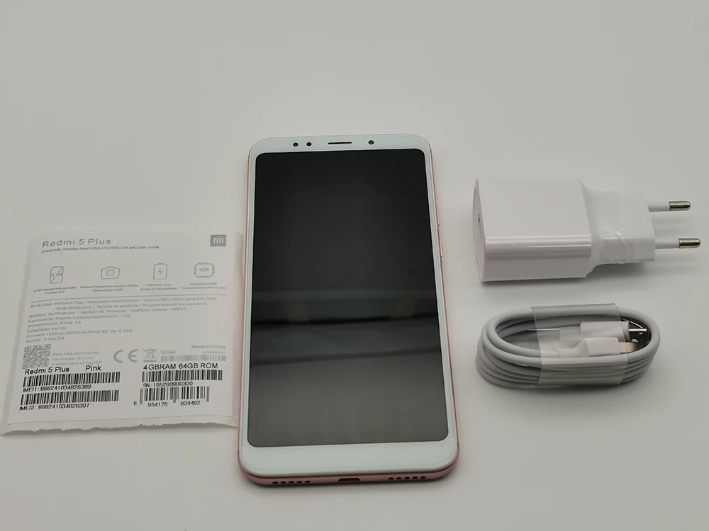 xiaomi redmi 5 plus original refurbished smartphone 4gb ram 64gb rom 12mp android cellphone global rom version mobile phone free global shipping