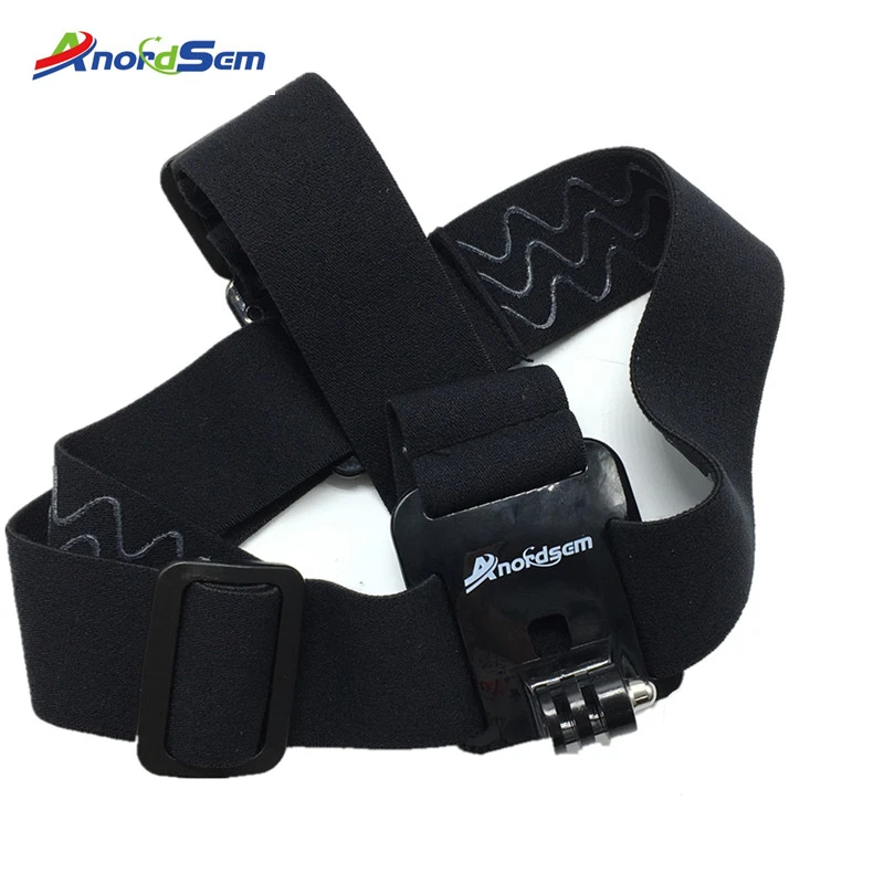 Anordsem Elastic Adjustable Harness Head Strap Mount Belt for GoPro Hero 10 9 8 7 6 5 4 SJCAM Action DJI Camera Accessories