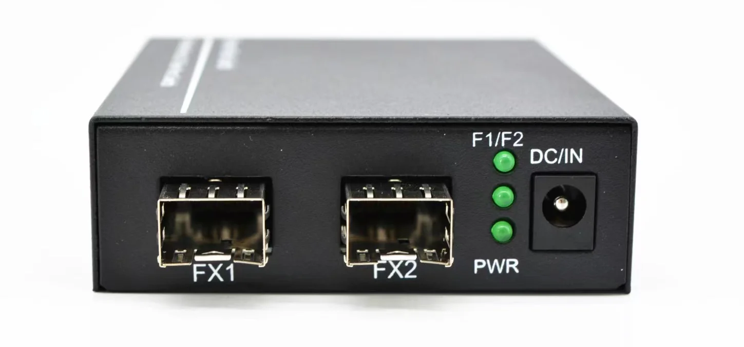 

Mini 2 SFP 2 RJ45 Media Ethernet Switch Converter Case