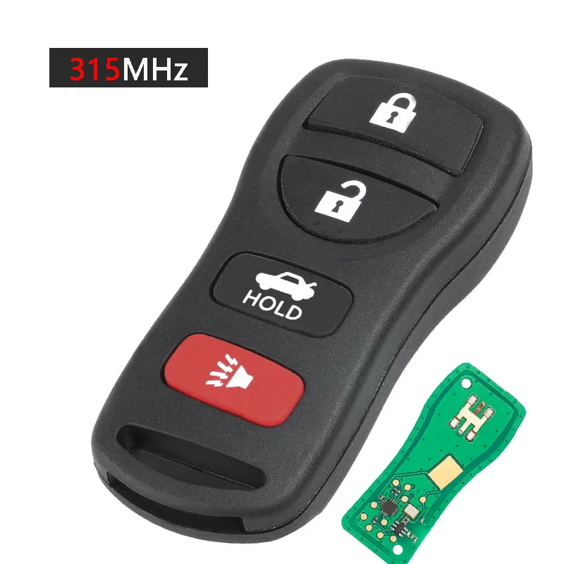 

KEYECU 315 МГц/433 МГц FCC ID: KBRASTU15 Дистанционный брелок для Nissan Altima Xterra Maxima Sentra 350Z Murano Infiniti FX45 G35 I35