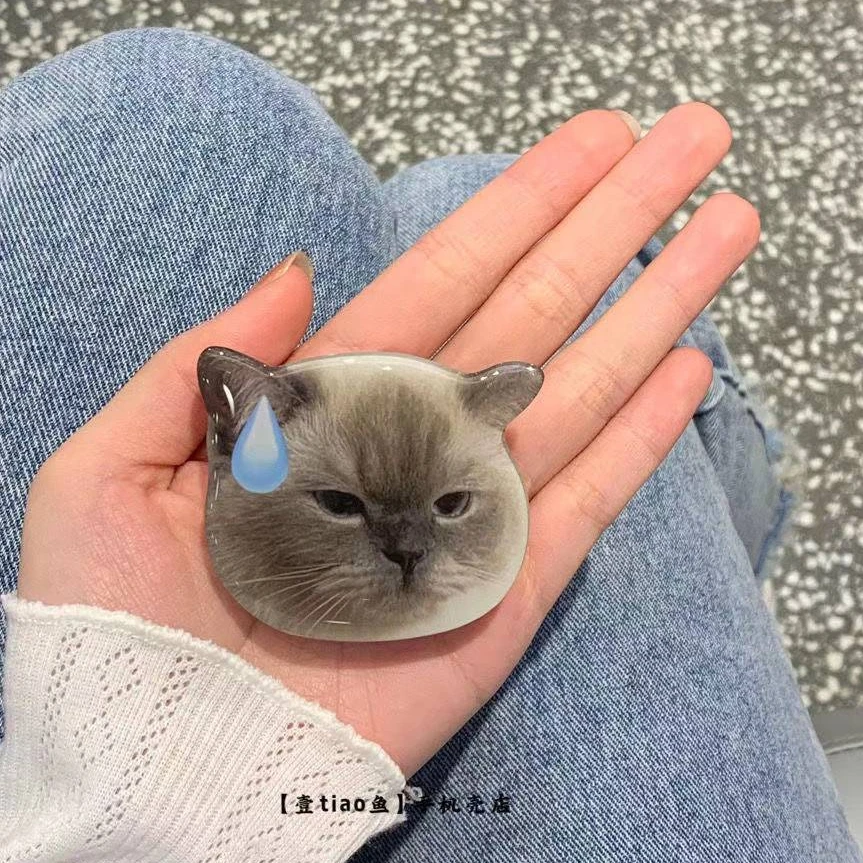 Ins Милая забавная подставка для телефона в виде кошки Griptok Поддержка iPhone Samsung Xiaomi