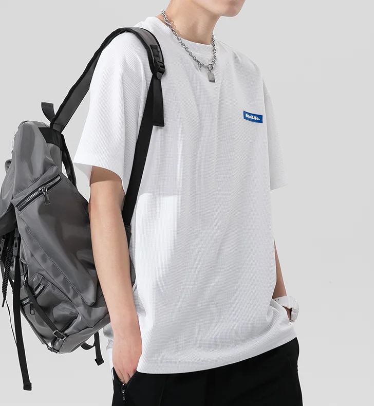 

M1138 T-shirt men's summer thin section short-sleeved men's 2022 new bottoming shirt half-sleeve top couple's t-shirt