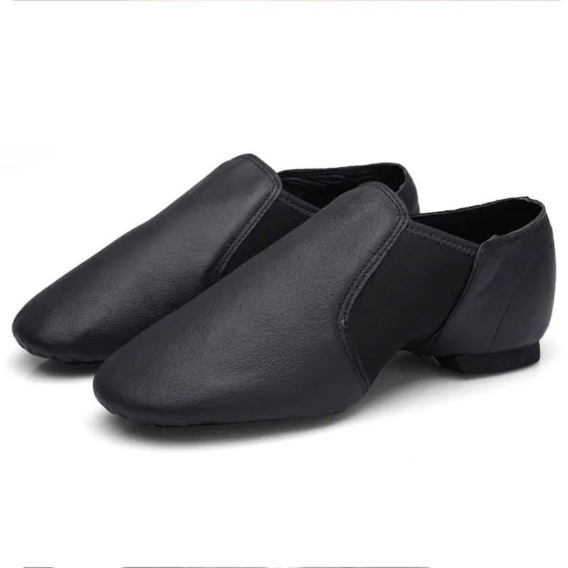Women Jazz Dance Shoes Girls Yoga Training Shoe Genuine Leather Soft Bottom Ladies Ballroom Modern Dancing Sneakers Size 34-44