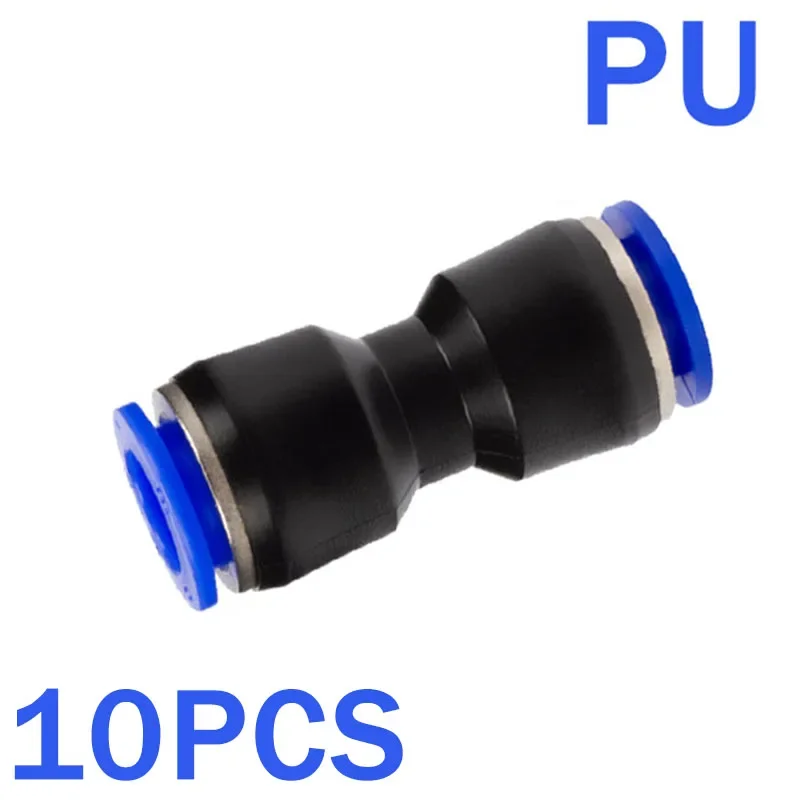 

Пневматические быстросъемные фитинги, синие, 5 шт., 4/6/8/10/12 мм