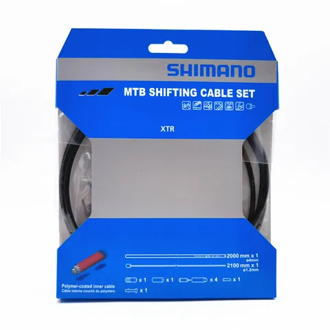 Комплект тросов переключения передач Shimano MTB SP41, наружный корпус + трос