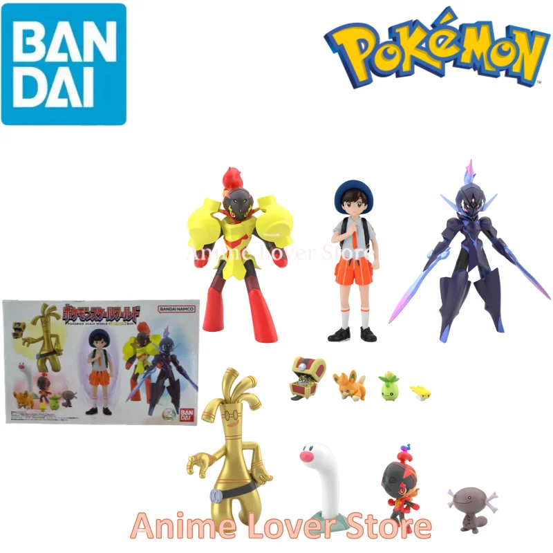 Bandai оригинальные весы World POKEMON Paldea Region Florian Armarouge Ceruledge Gholdengo Charcadet Wooper Pawmi аниме
