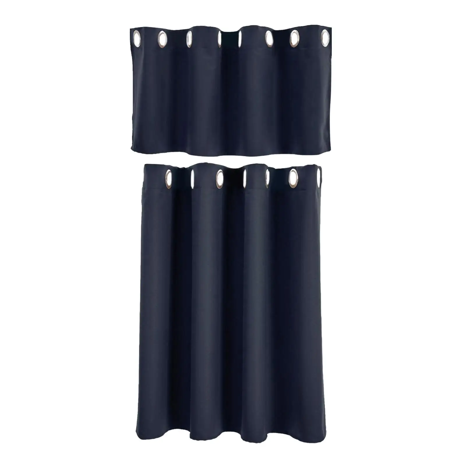 

Solid Color Blackout Curtain Decoration Cutout Window Curtains Drapes Grommet Curtains for Dining Room Living Room Kids Adults