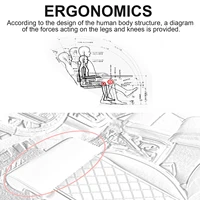 Автомобильная подушка с эффектом памяти для поддержки ног#5