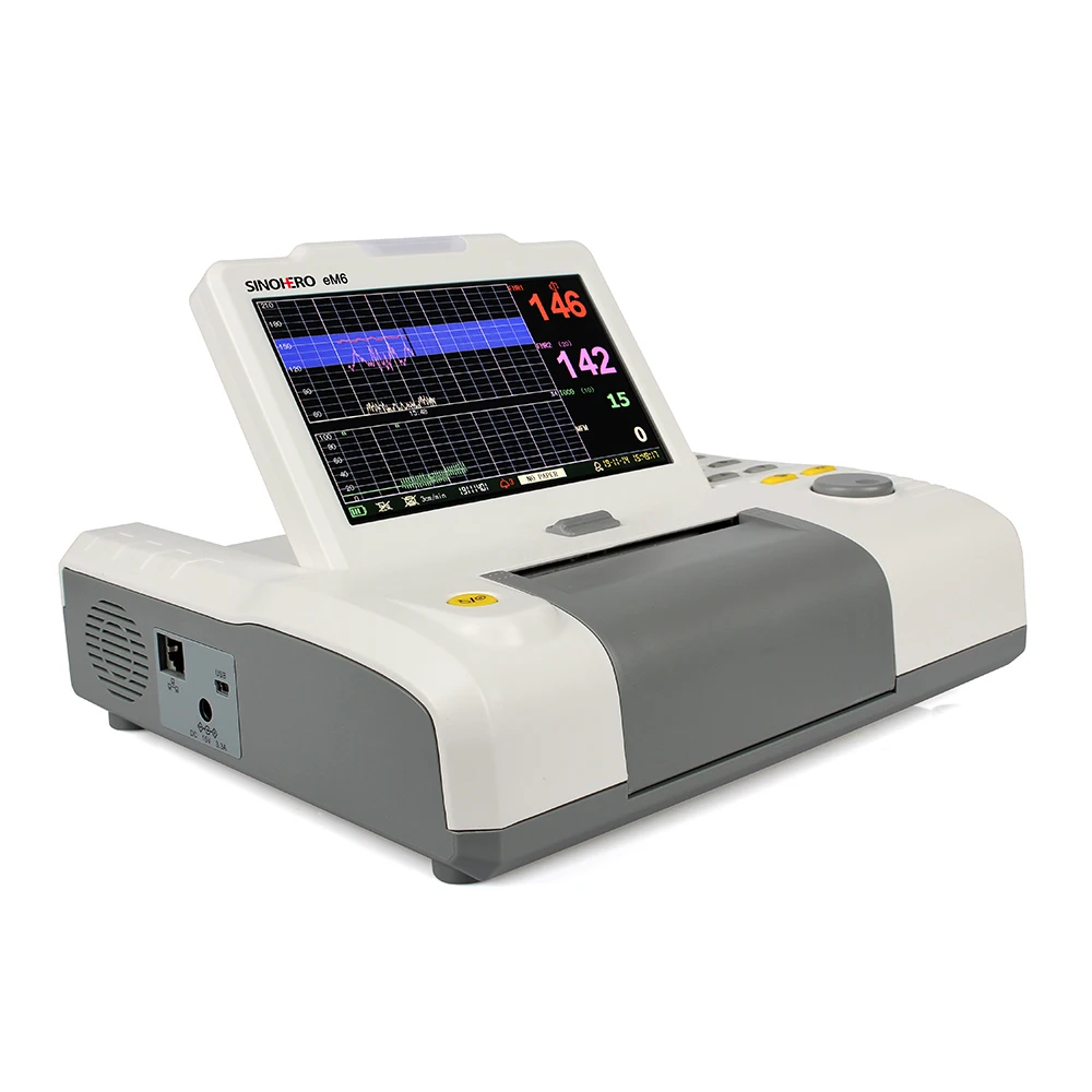 

SINOHERO eM6 portable optional cardiotocograph Maternal Heart Rate Doppler Fetal Monitor