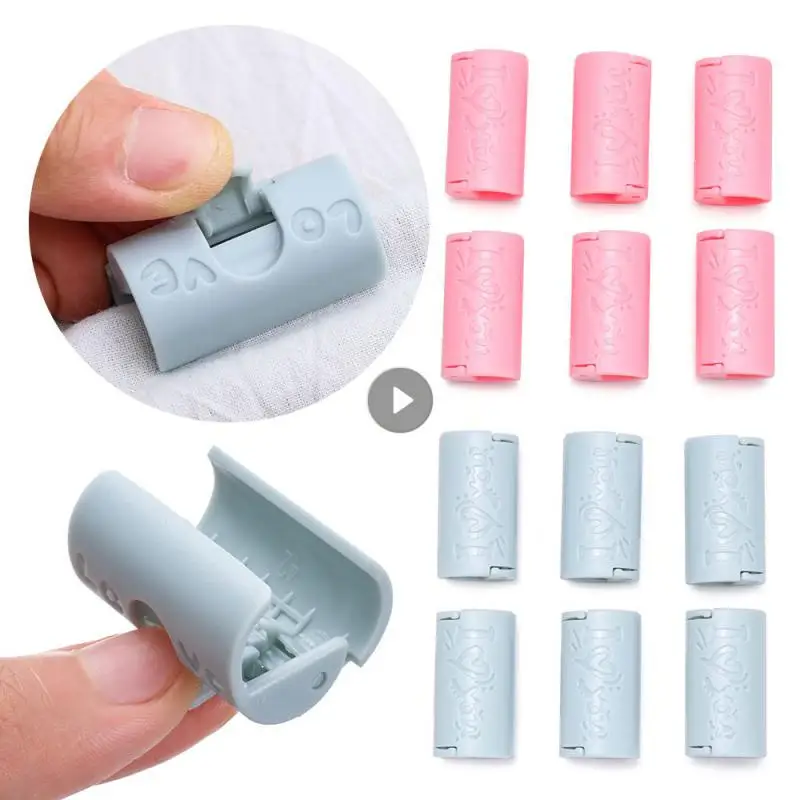 

6pcs Bed Sheet Clips Plastic Slip-Resistant Clamp Quilt Bed Cover Grippers Fasteners Mattress Multifunction Holder Home Storage