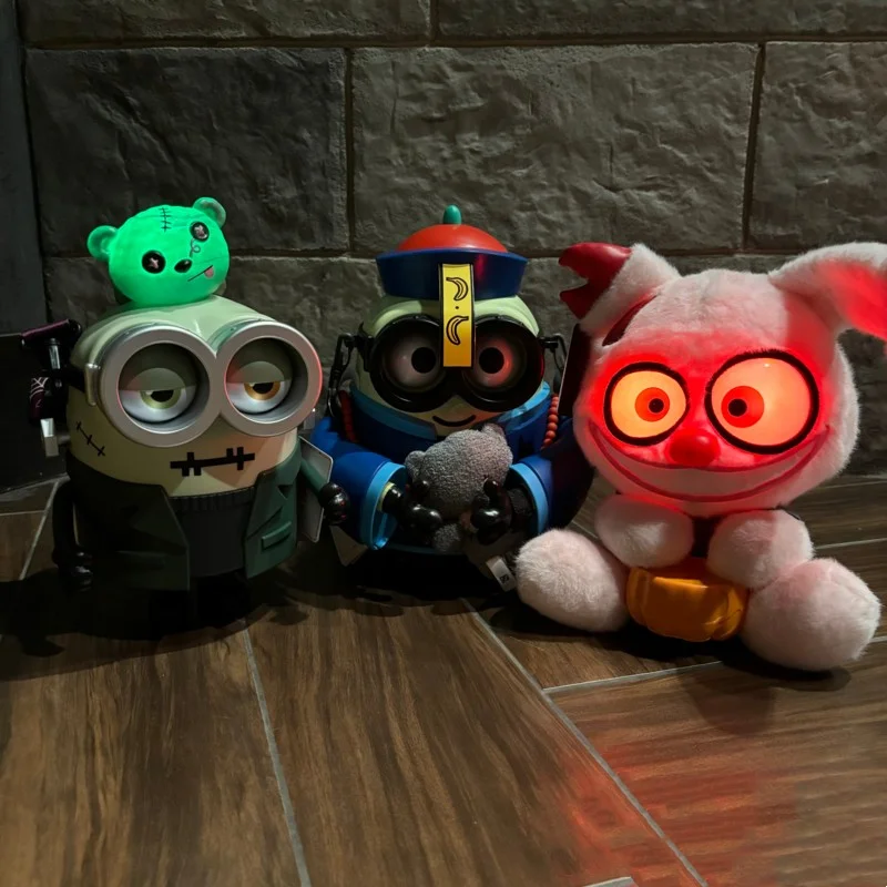 Универсальные студии Хэллоуин Зомби Миньоны Боб Светящееся ведро для попкорна