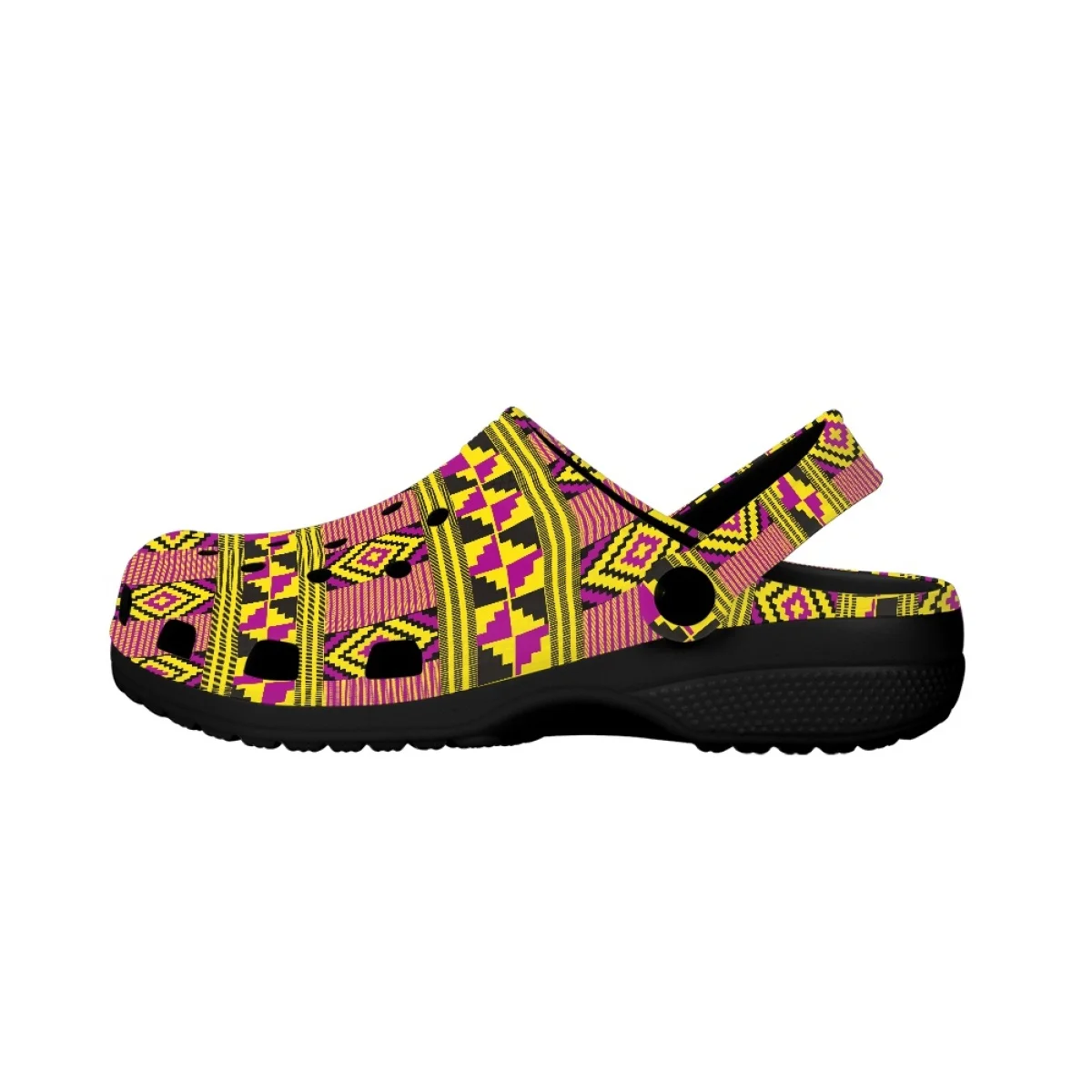 Nopersonality Trendy African Print Design Summer Women's Sandals Breathable Casual Outerwear Slippers Adult Comfort Sandales