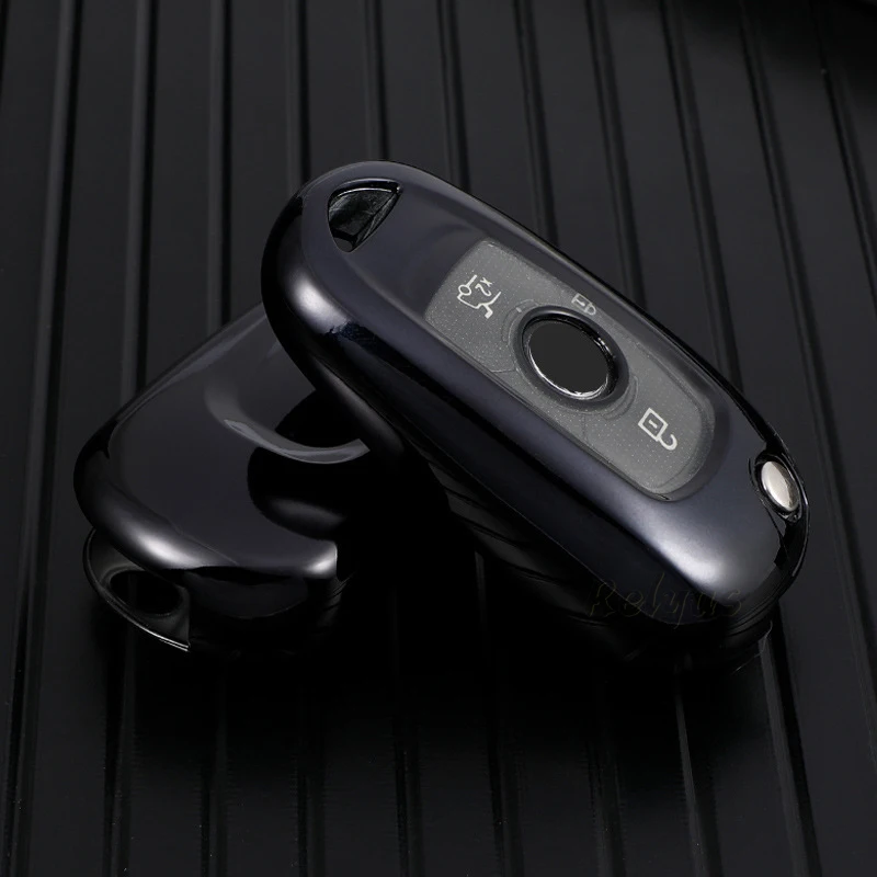 

TPU Transparent Car Key Cover Case for Buick Verano Encore GX GL6 for Opel Vauxhall Astra K Corsa E Key Protective Chain