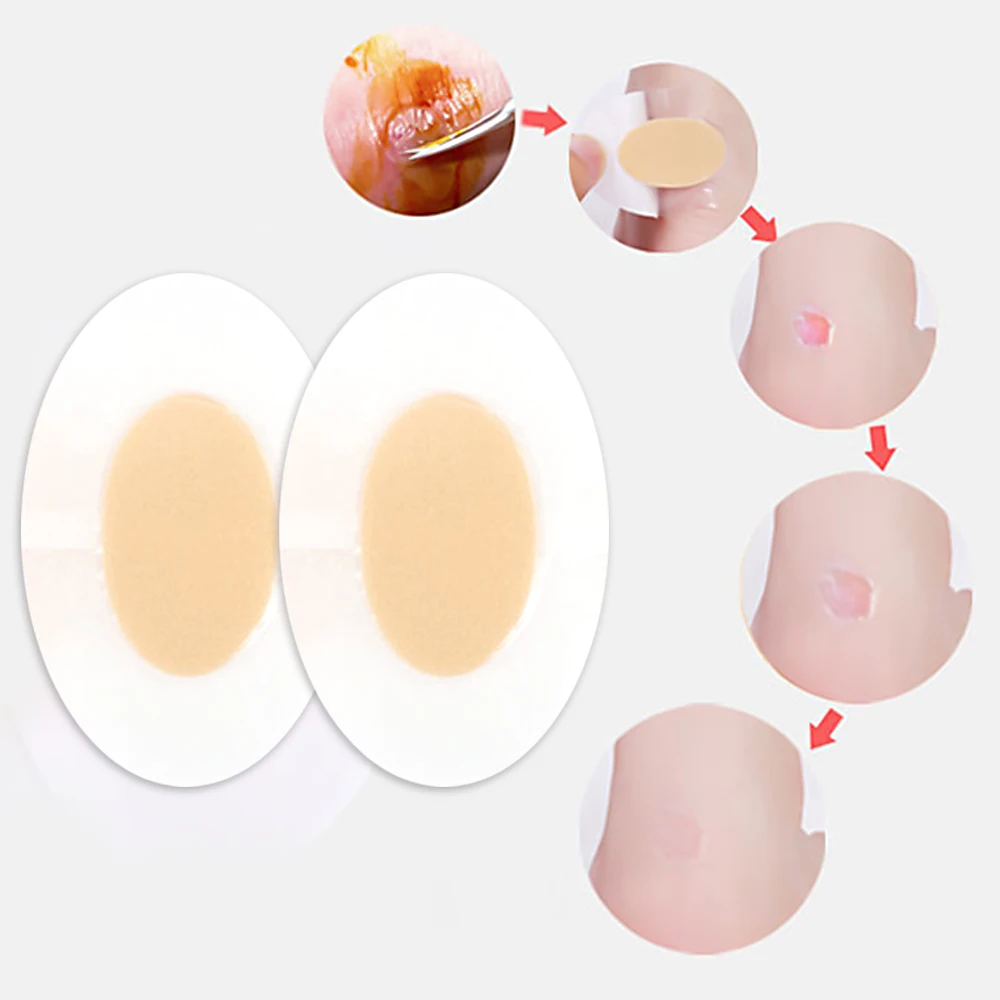 30pcs Gel Heel Protector Foot Patches Adhesive Blister Pads Heel Liner Shoes Stickers Pain Relief Plaster Foot Care Cushion Grip