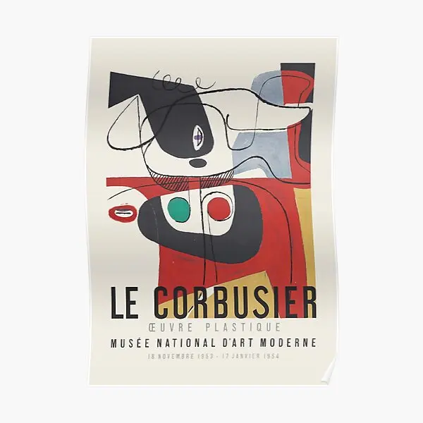 

Выставочный плакат Le Corbusier для имитации искусства, смешная картина, настенное украшение без рамки