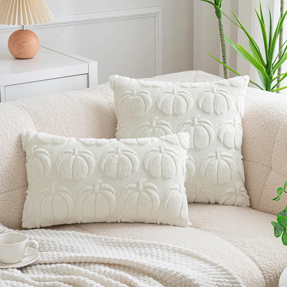 

Осенние наволочки с тыквой 30X50 см 45X45 см 50X50 см, наволочки, мягкая плюшевая наволочка для домашнего дивана, дивана, декор на Хэллоуин