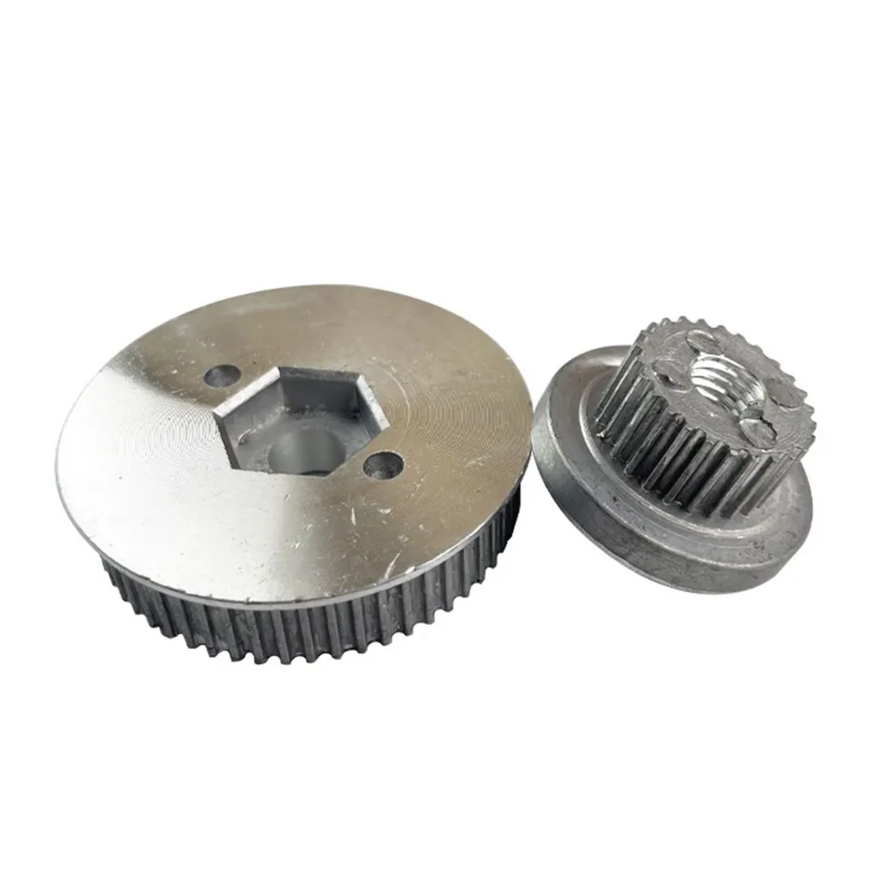 

Planer Cutter Head Pulley Cutter Pulley Outer Threaded Planer Silver Tone 58 X 15mm/ 2.3\\\" X 0.6\\\" Belt Sander