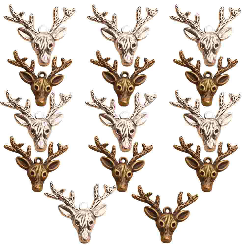 

20Pcs Deer DIY Charms Pendants Necklace Charms Jewelry Accessories for DIY
