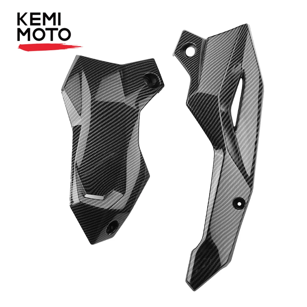 

Motorcycle Headlight Fairing Covers Lower Shroud Side Panel Fairing Left Right Carbon Fiber Paint For Kawasaki Z900 2020 2021