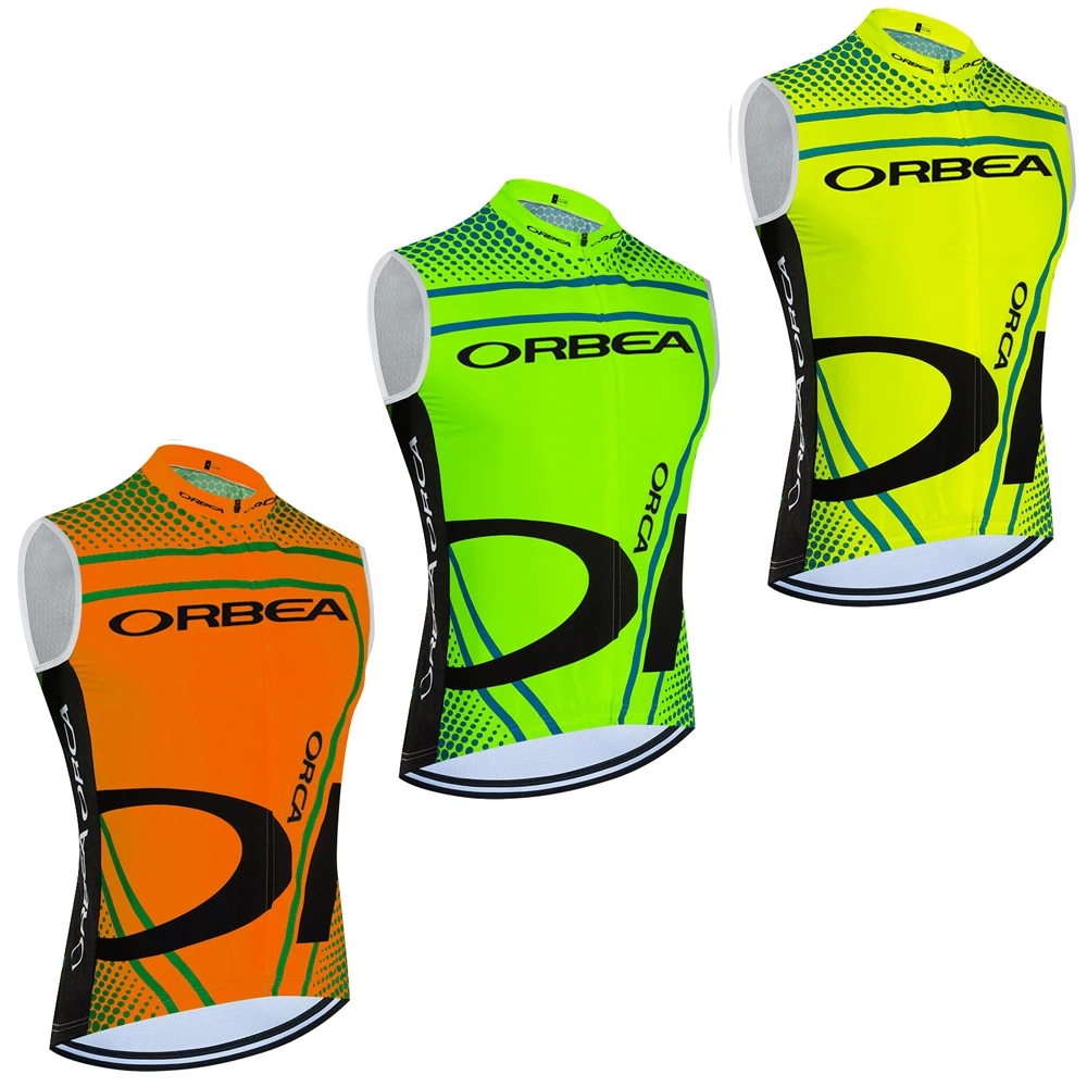 

2023 ORBEA ORCA Bike Windbreaker Jersey Men Cycling Vest Maillot Ropa Ciclismo Sleeveless Bicycl Tshirt Clothing