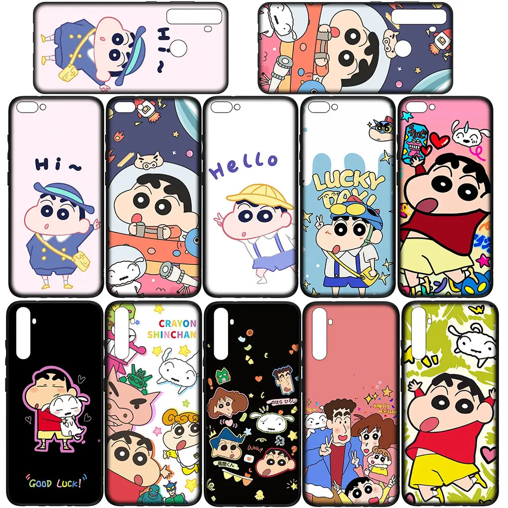 Чехол C-Crayon S-Shins C-Chans S-Shinchans для Samsung Galaxy Note 20 Ultra 10 8 9 S10 Lite S9 A6 A8 Plus A7 A9 A06 A16 M35