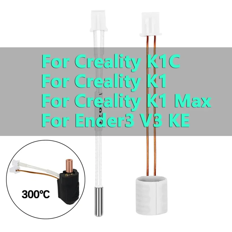 Керамическая нагревательная трубка Hotend для Creality K1/K1C/K1 Max/Ender 3 V3 KE 24 В 60 Вт 300 ° C