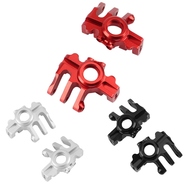 2 шт. металлический поворотный кулак рулевой чашки для AXIAL RBX10 Ryft 1/10 RC гусеничный