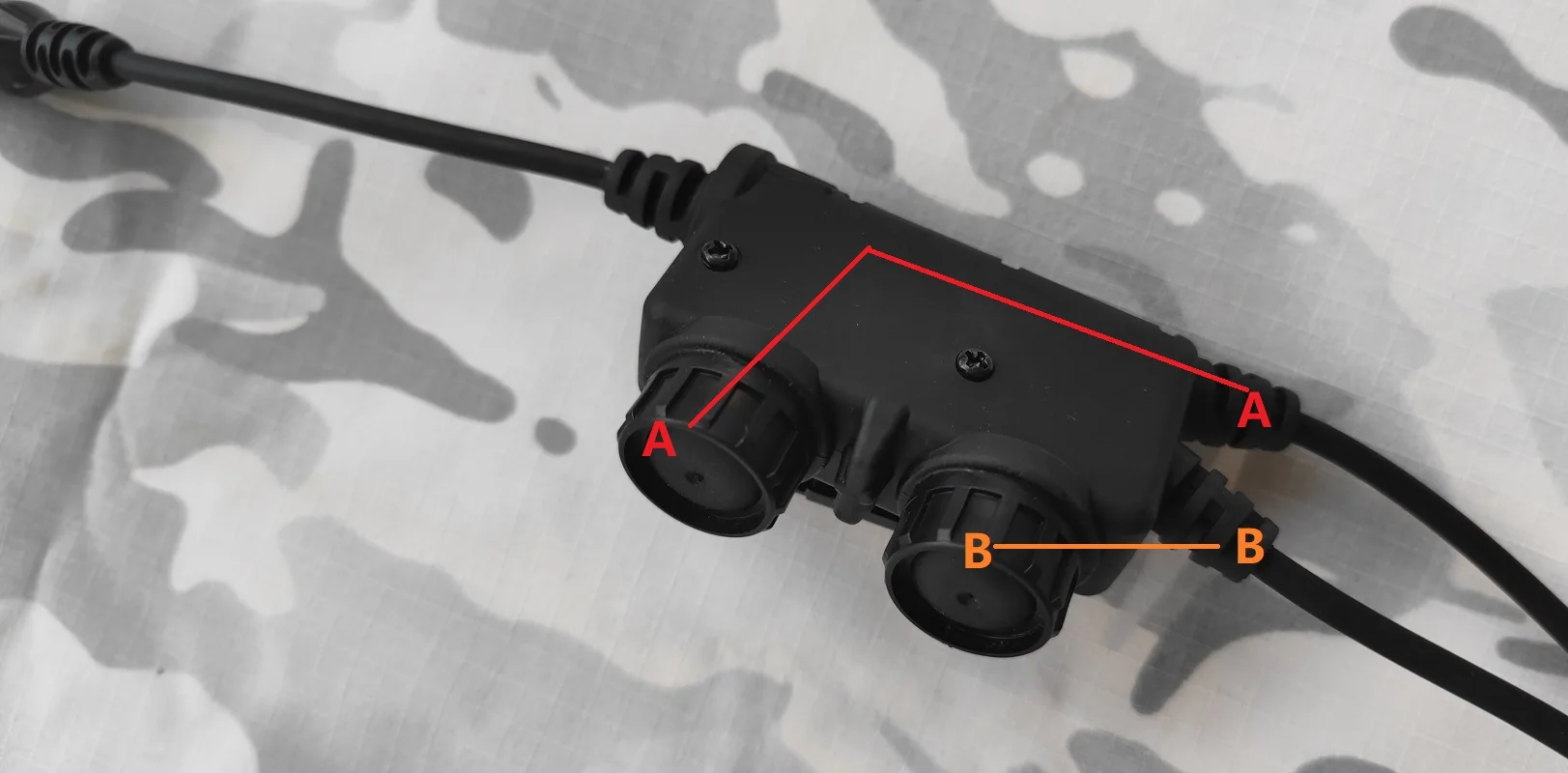 Cena TAC-SKY Taktyczny Zestaw Słuchawkowy Podwójna Komunikacja RAC PTT Adapter Kenwood Wtyczka PTT Kompatybilny Z 2 Baofeng UV5R UV82 Walkie Talkie