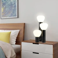 modern led table lamp european three head glass table lamp living room bedroom bedside lamp home decoration lamp