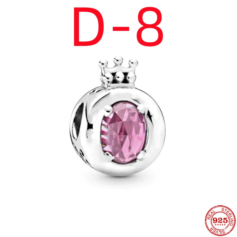 Новый Популярный Шарм-бусина из серебра 925 пробы Pandora оригинальный браслет-Шарм