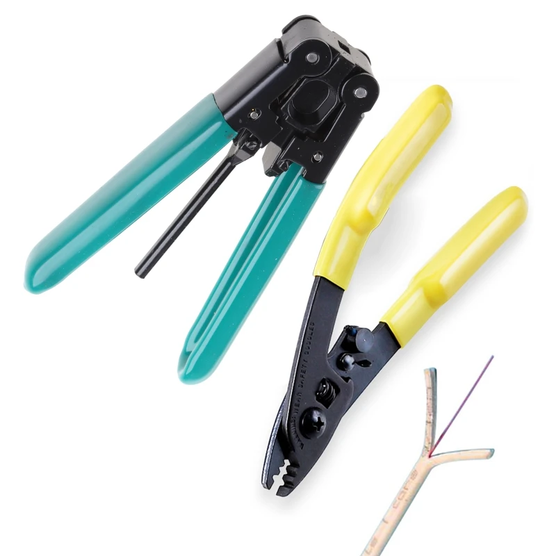 Инструмент для зачистки оптического волокна FTTH Оболочка кабеля Очистка проводов